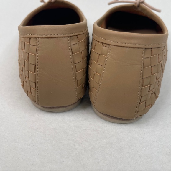 Freda Salvador Jada Square Toe Ballet Flats Woven Latte Size 9.5 - Picture 9 of 13